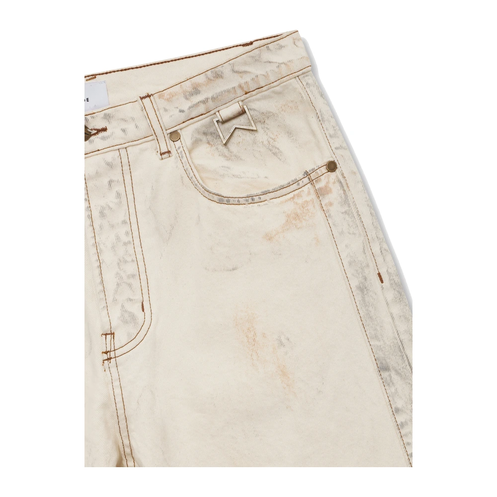 Rhude Relaxed Traxedo Denim Woodland White