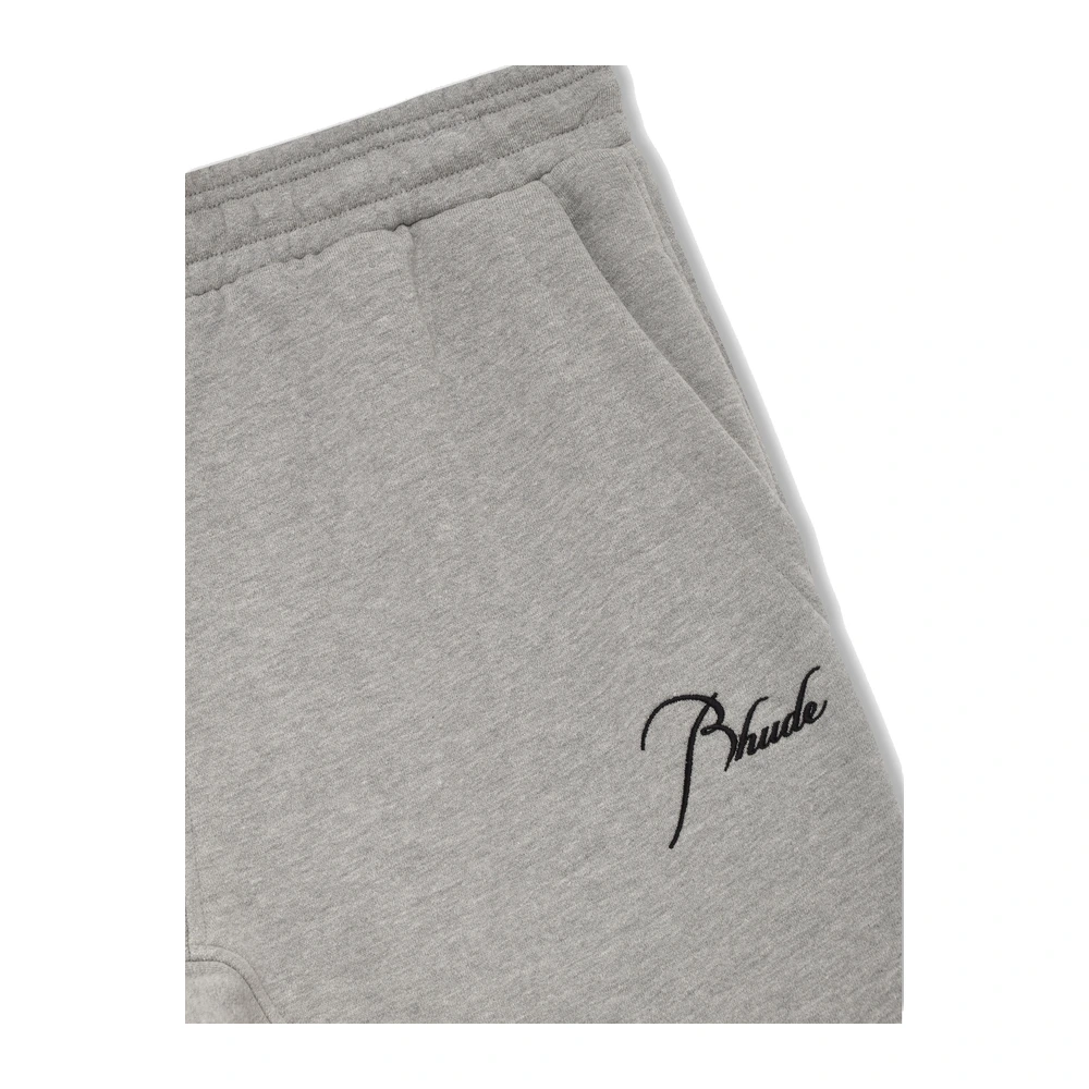 Rhude Classique Sweatpant Heather Grey / Black