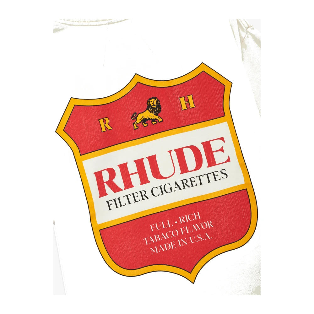 Rhude Filtaro Crest Tee Vintage White / Red / Yellow