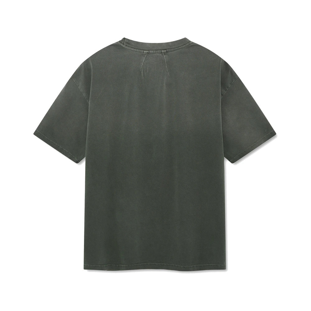 Rhude Logo Pocket Tee Washed Olive / Black