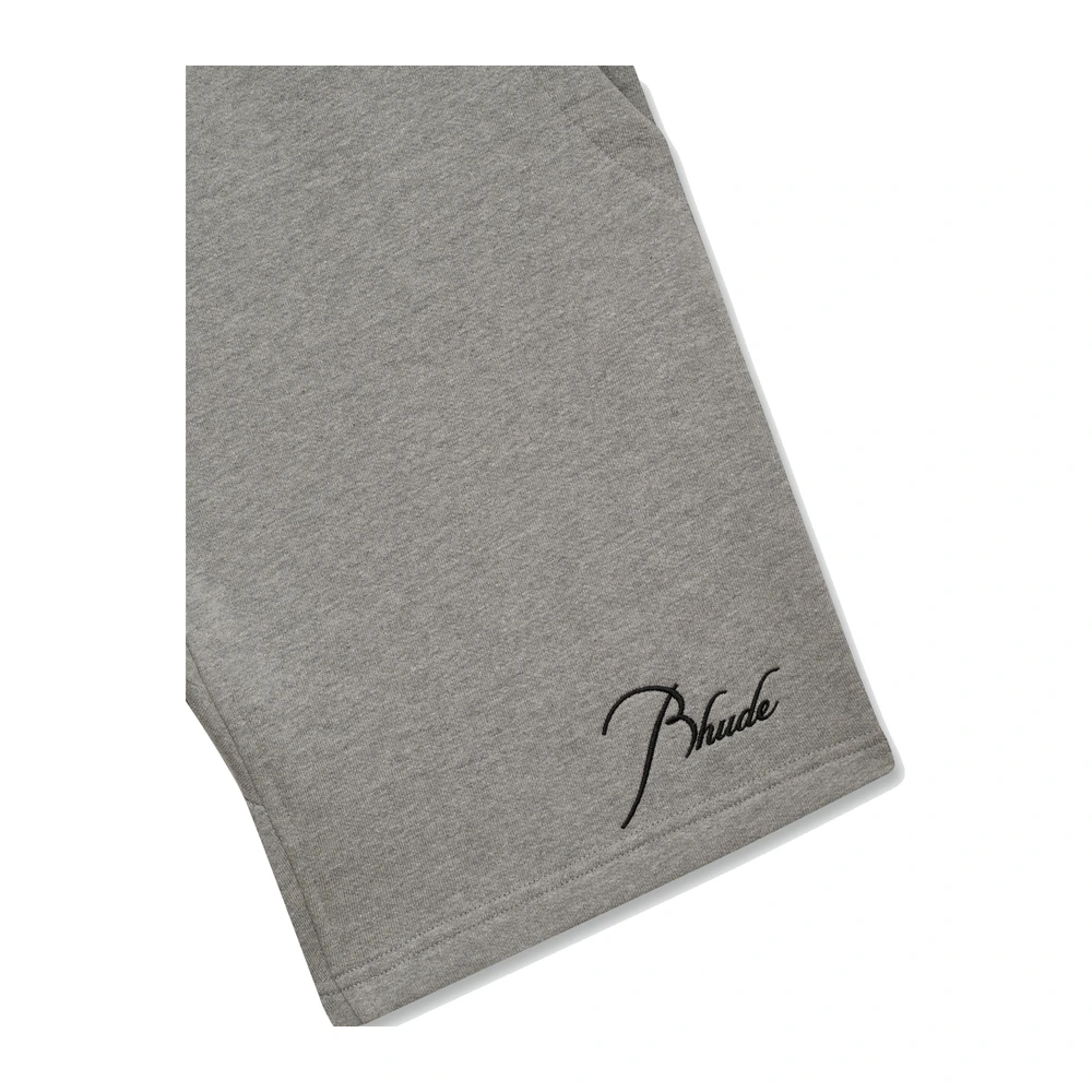 Rhude Classique Sweat Shorts Heather Grey / Black (RHPS26SH01103-HGB)