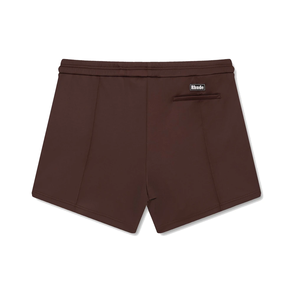 Rhude Trofeo Track Shorts Chocolate