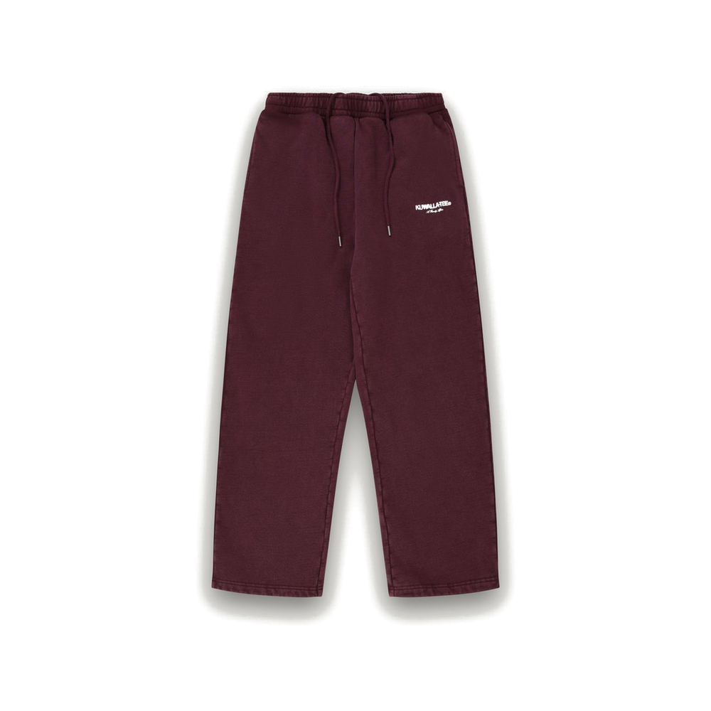 Kuwalla Tee Open Leg PD Sweatpant Wine