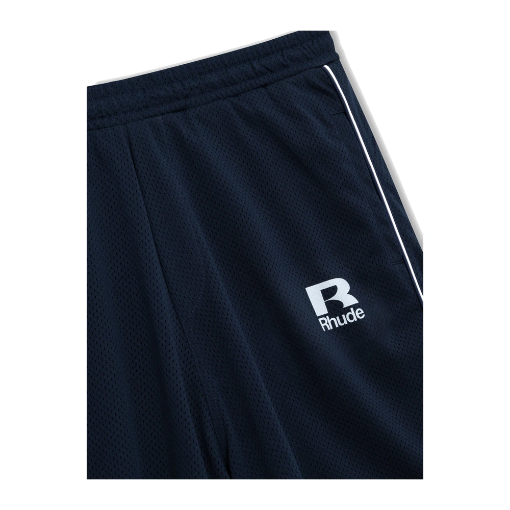 Rhude Mesh Piping Parachute Track Pant Navy / White