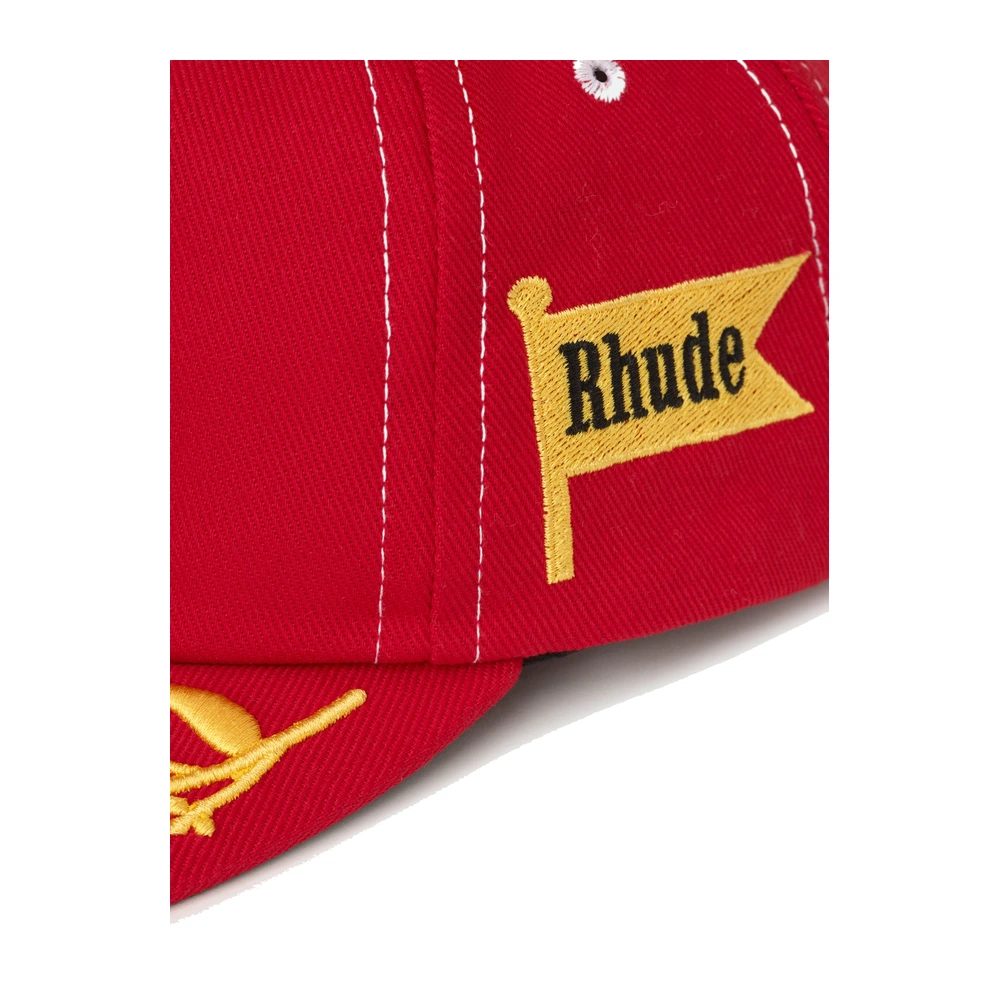 Rhude x Pirelli GP R-Crown Hat Red / White / Gold