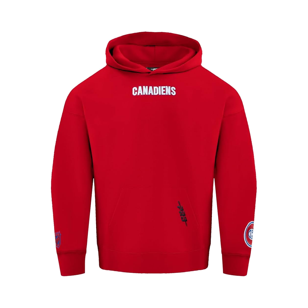 Pro Standard Montreal Canadians Wingspan M CJ Drop Shoulder Hoodie Red