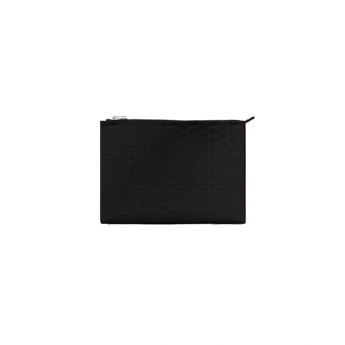 Kith Monogram Vachetta Leather Zip Pouch Black