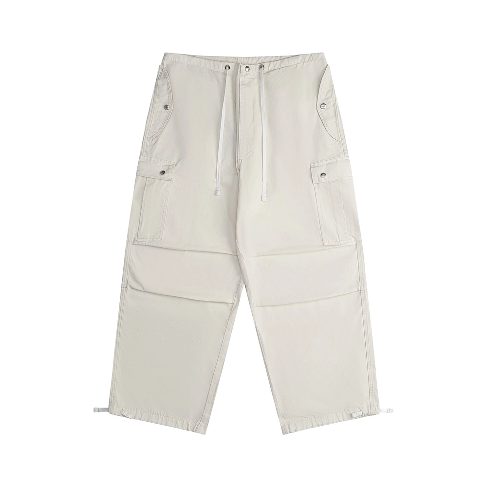 Rhude Washed Parachute Pant Off White