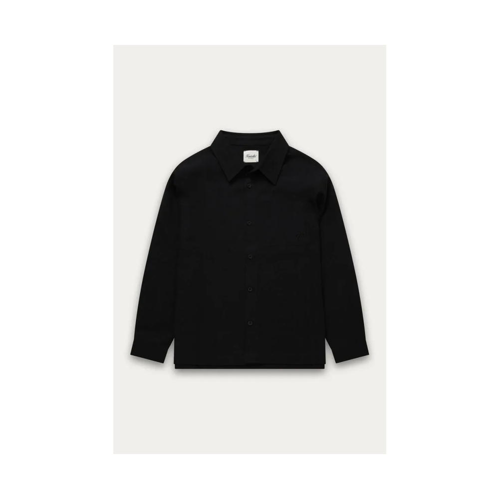 Kuwalla Tee Long Sleeve Linen Shirt Black