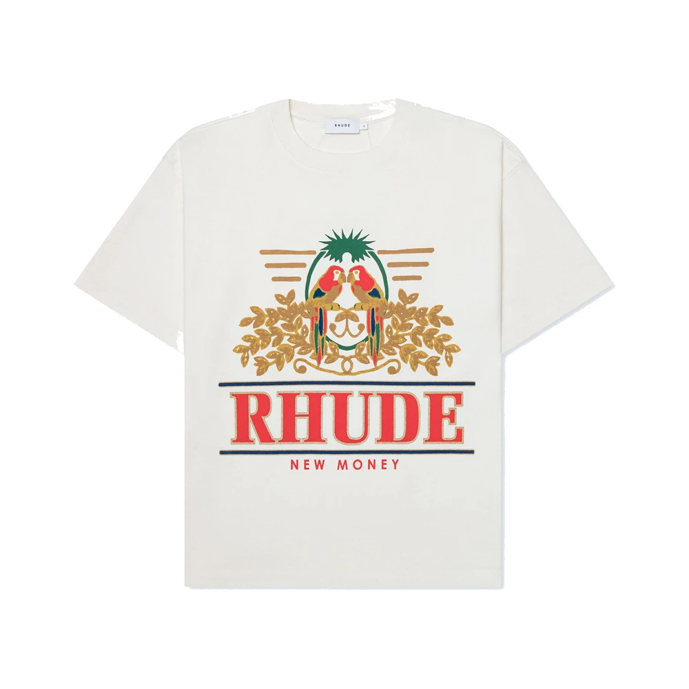 Rhude Parakeet Tee Vintage White