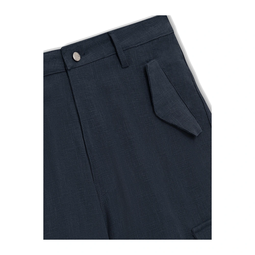 Rhude Linen Parachute Pant Navy