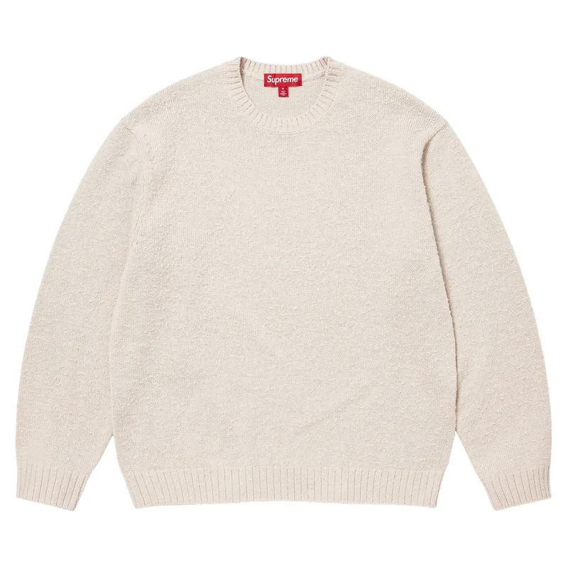 Supreme Pilled Sweater (SS26) Stone