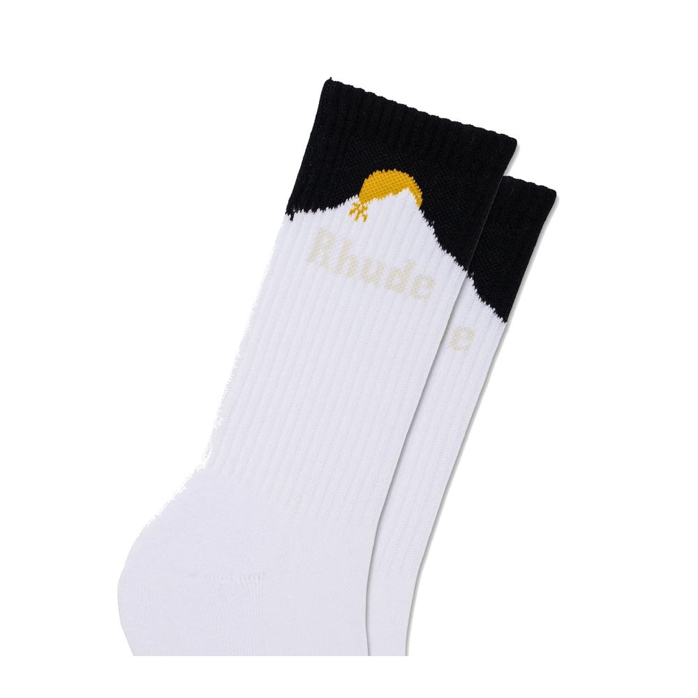 Rhude Moonlight Pista Sock Black / White