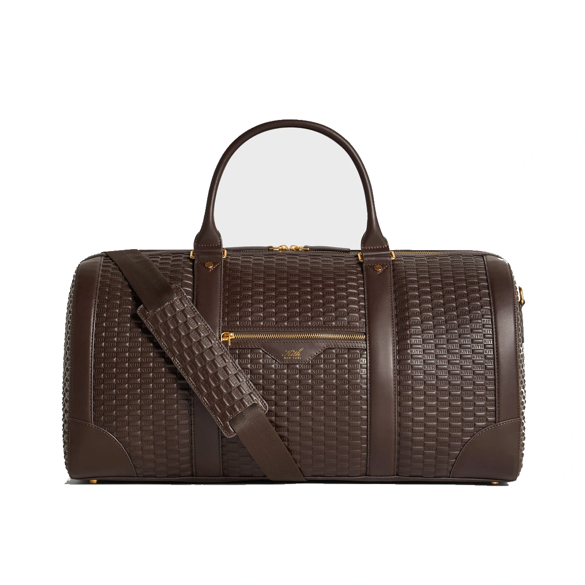 Kith Monogram Smooth Leather Traveler K55 Duffle Bag Zoom
