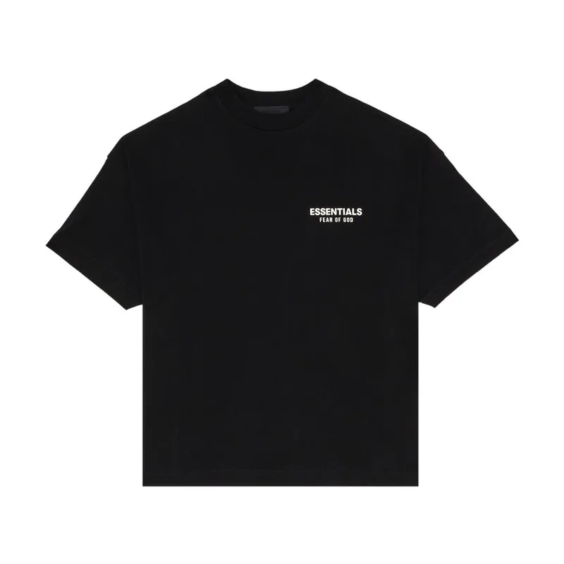 Fear of God Essentials Jersey Crewneck T-Shirt Black