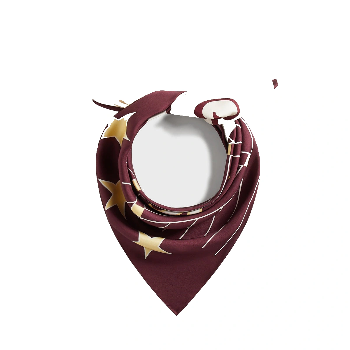 Kith Printed Silk Scarf Magma