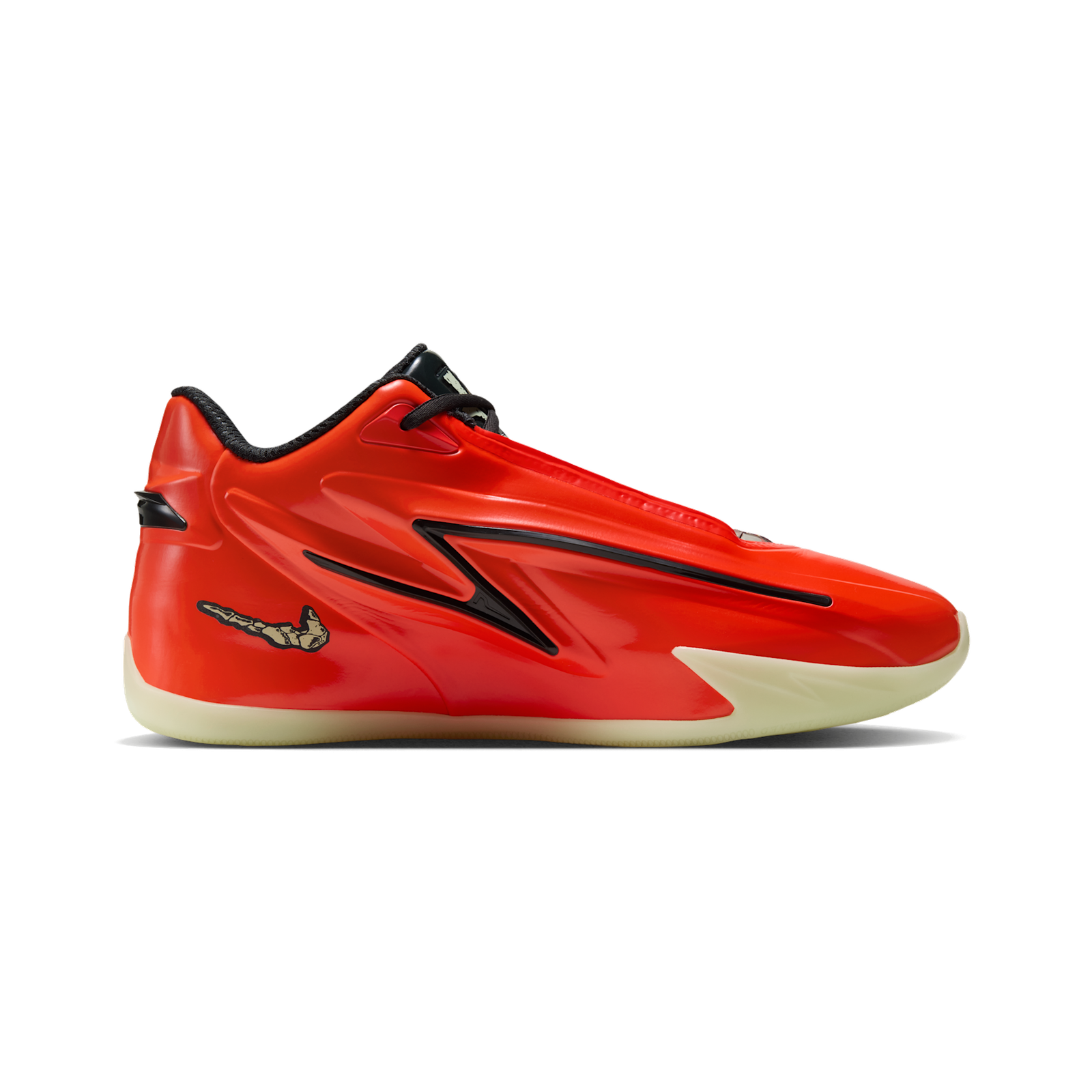 Nike KD19 Halloween Bright Crimson, lateral side view