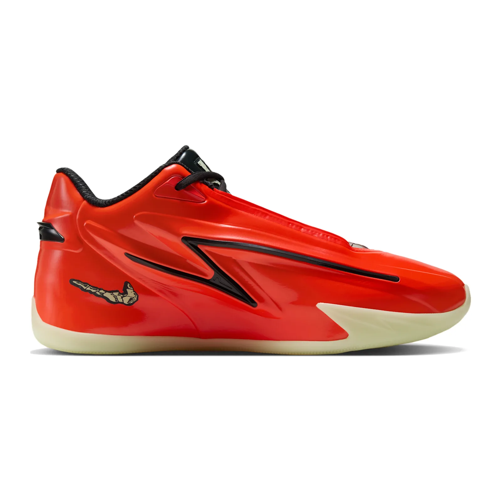 Nike KD19 Halloween Bright Crimson, lateral side view