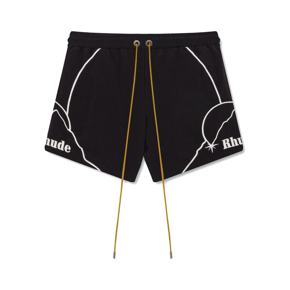 Rhude Moonlight Pista Short Black / White