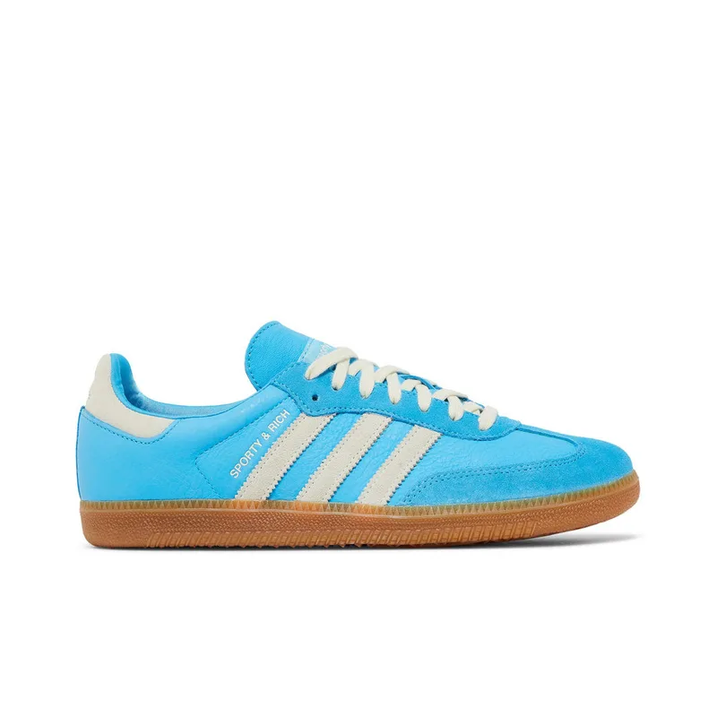 Sporty & Rich x adidas Samba OG 'Blue Rush'
