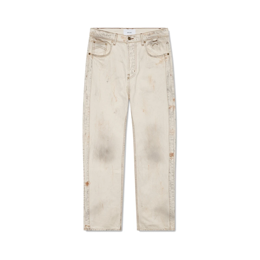 Rhude Relaxed Traxedo Denim Woodland White