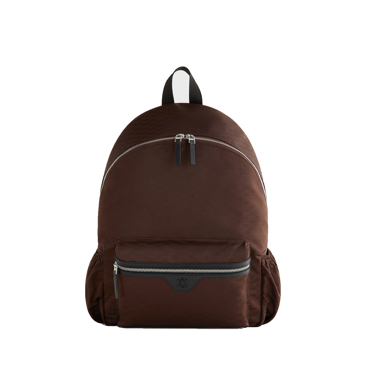 Kith Monogram Nylon Jacquard Backpack Dark Roast
