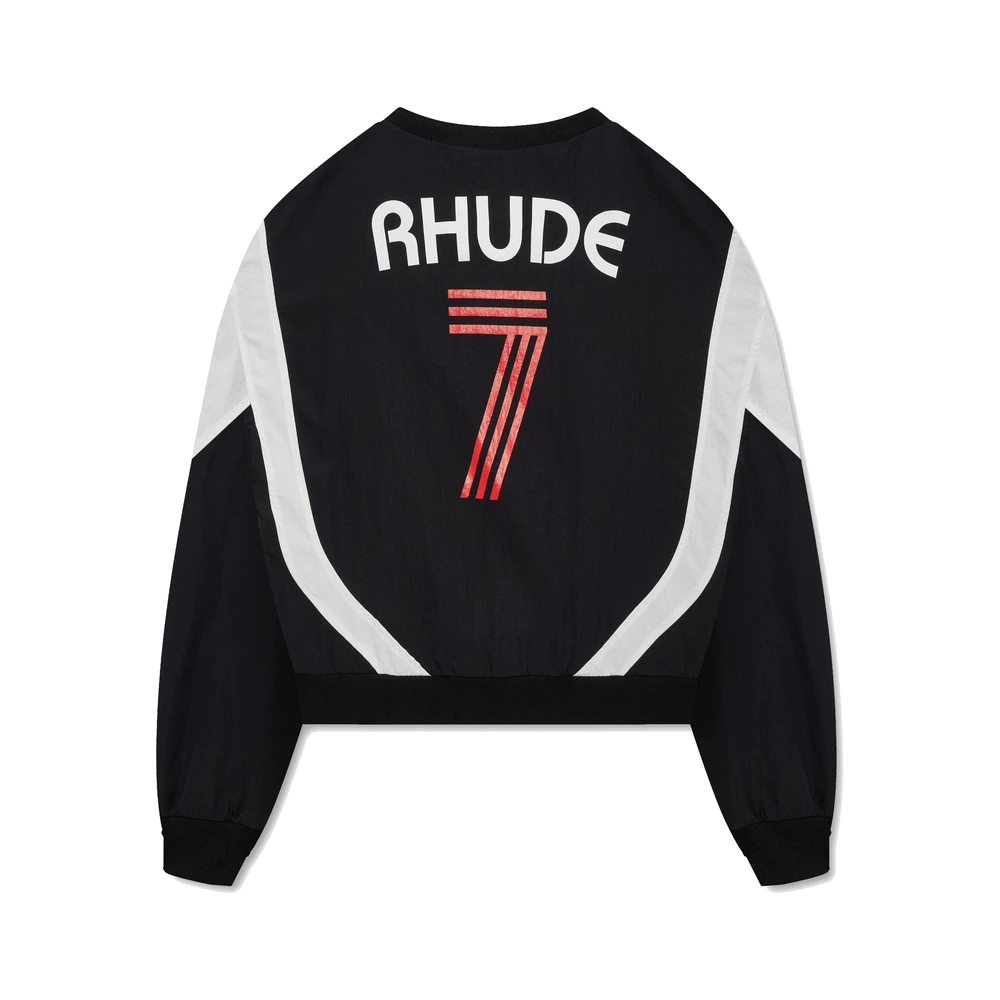 Rhude Lago Soccer Crewneck Vintage Black