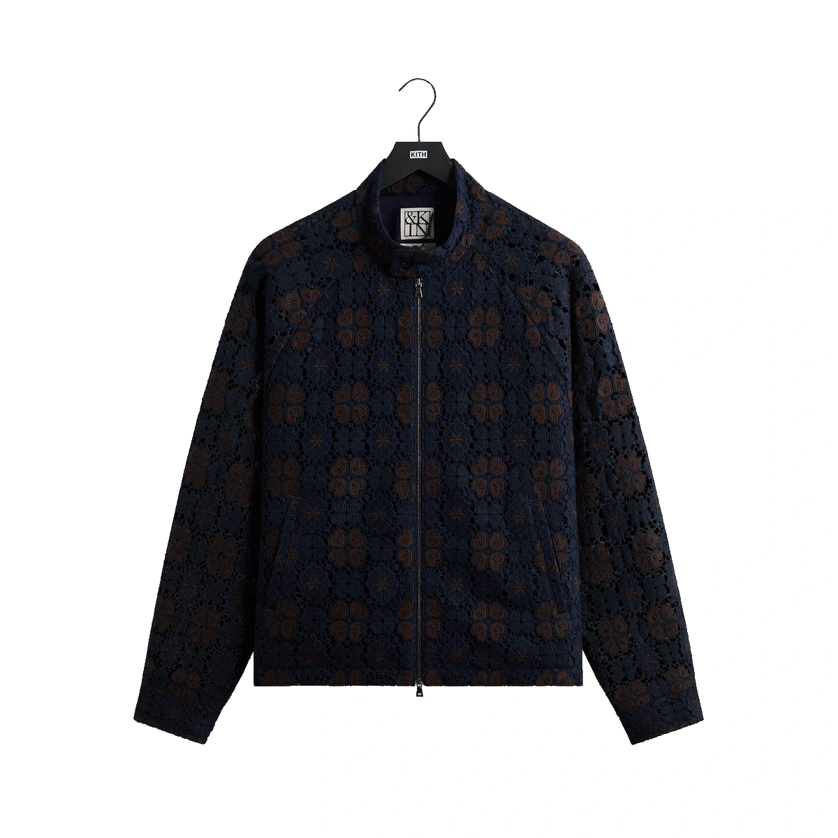 &Kin Retro Floral Lace Eddy Jacket Cosmos
