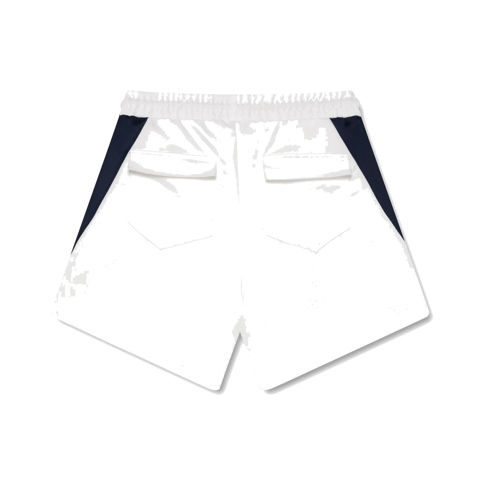 Rhude Logo Lightning Shorts Navy / White