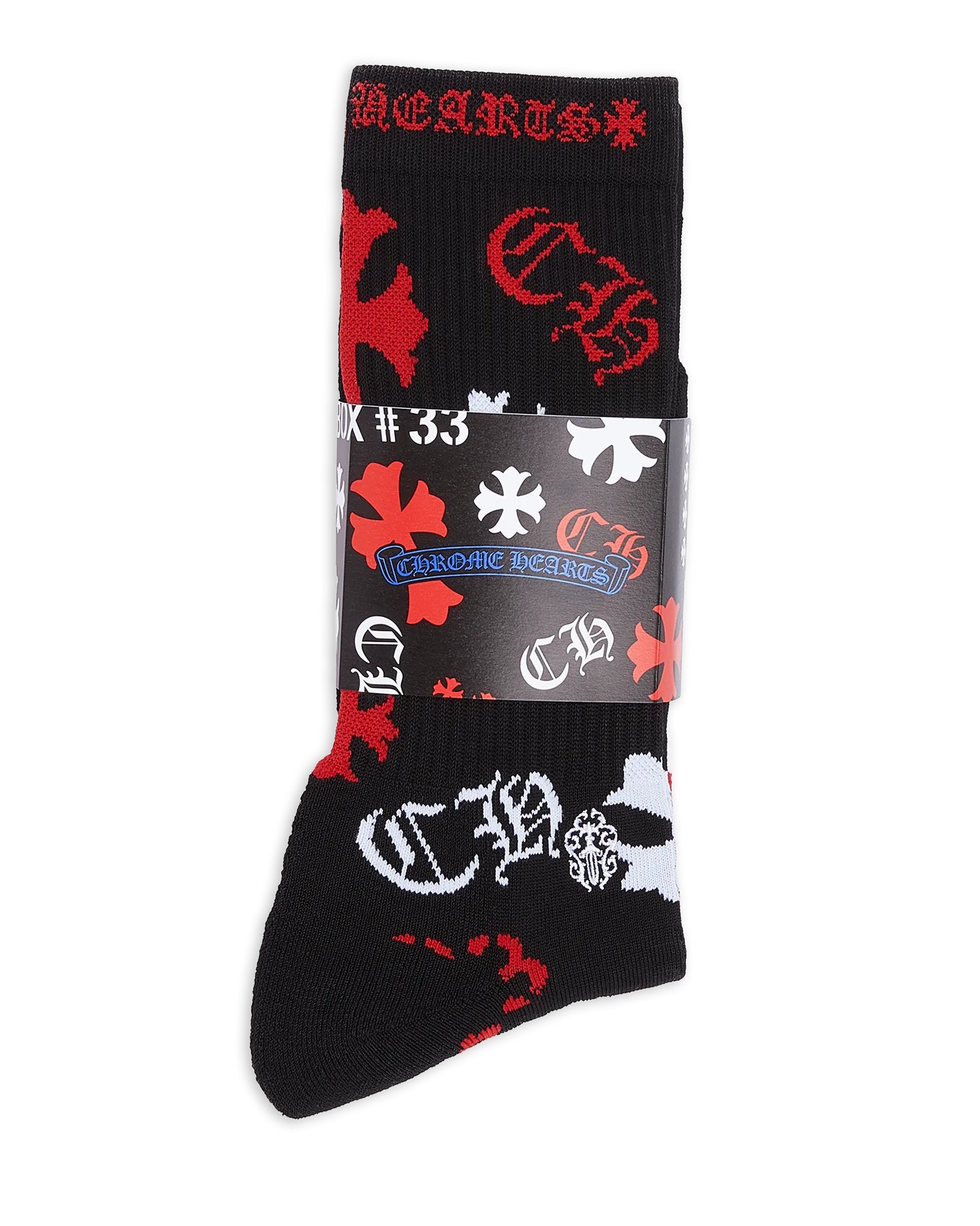 Chrome Hearts Stencil Socks