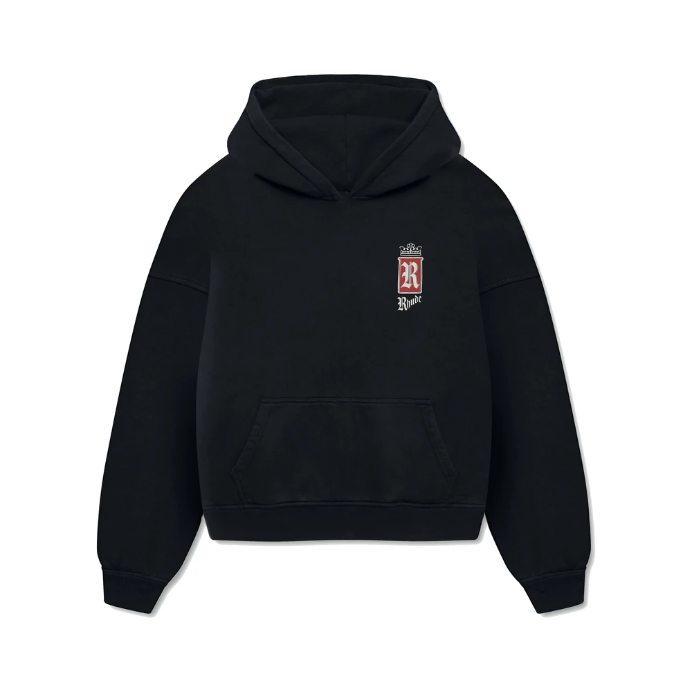 Rhude Fumar 91 Hoodie Vintage Black / Red / White