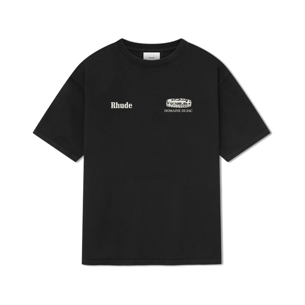 Rhude X Domaine Dujac Tee Vintage Black