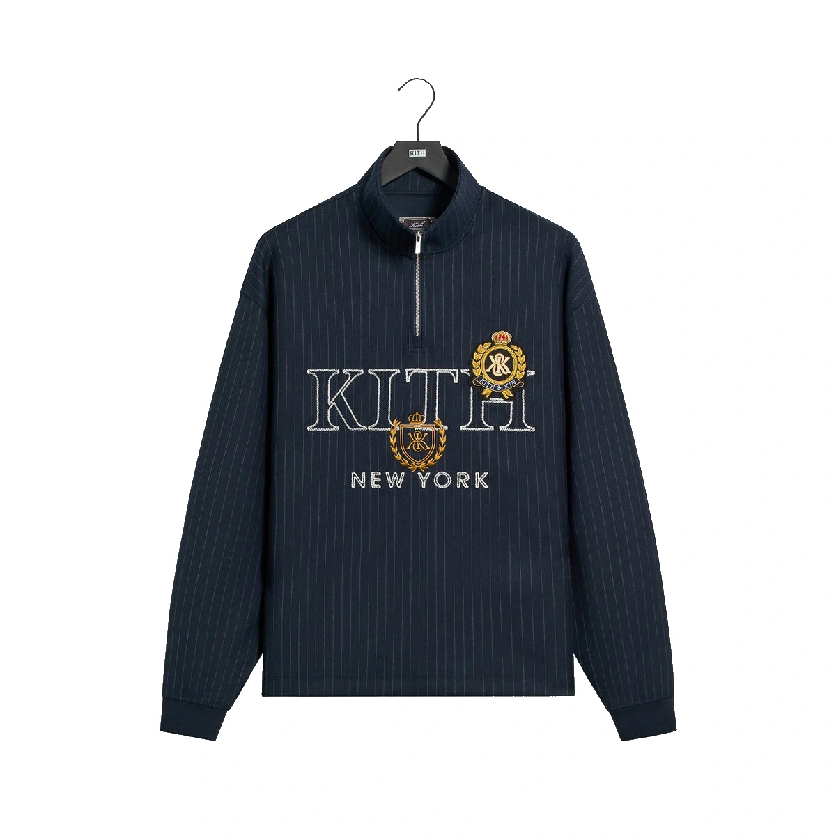 Kith Double Weave Nelson Quarter Zip Nocturnal