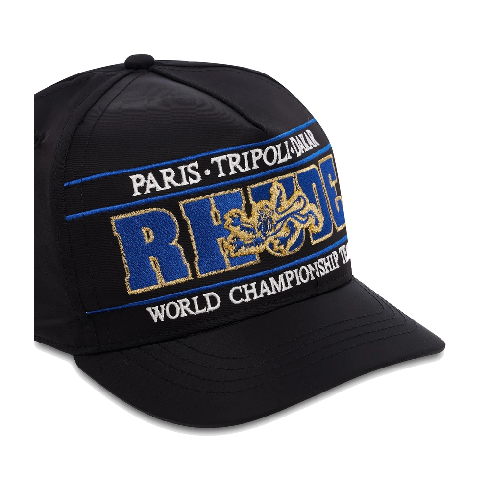 Rhude Chrono Hat Black / Blue / Gold