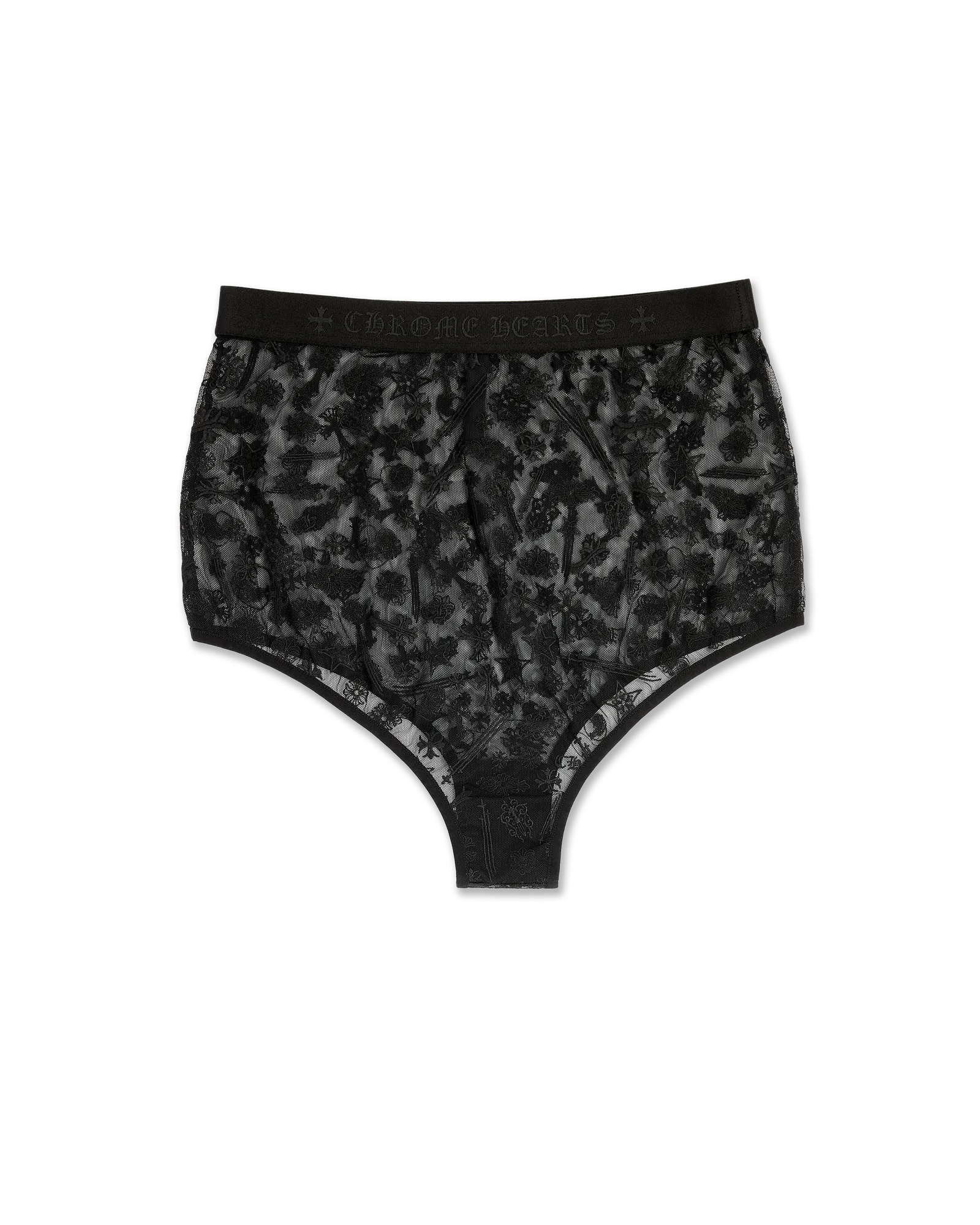 Chrome Hearts Lace High-Waisted Brief
