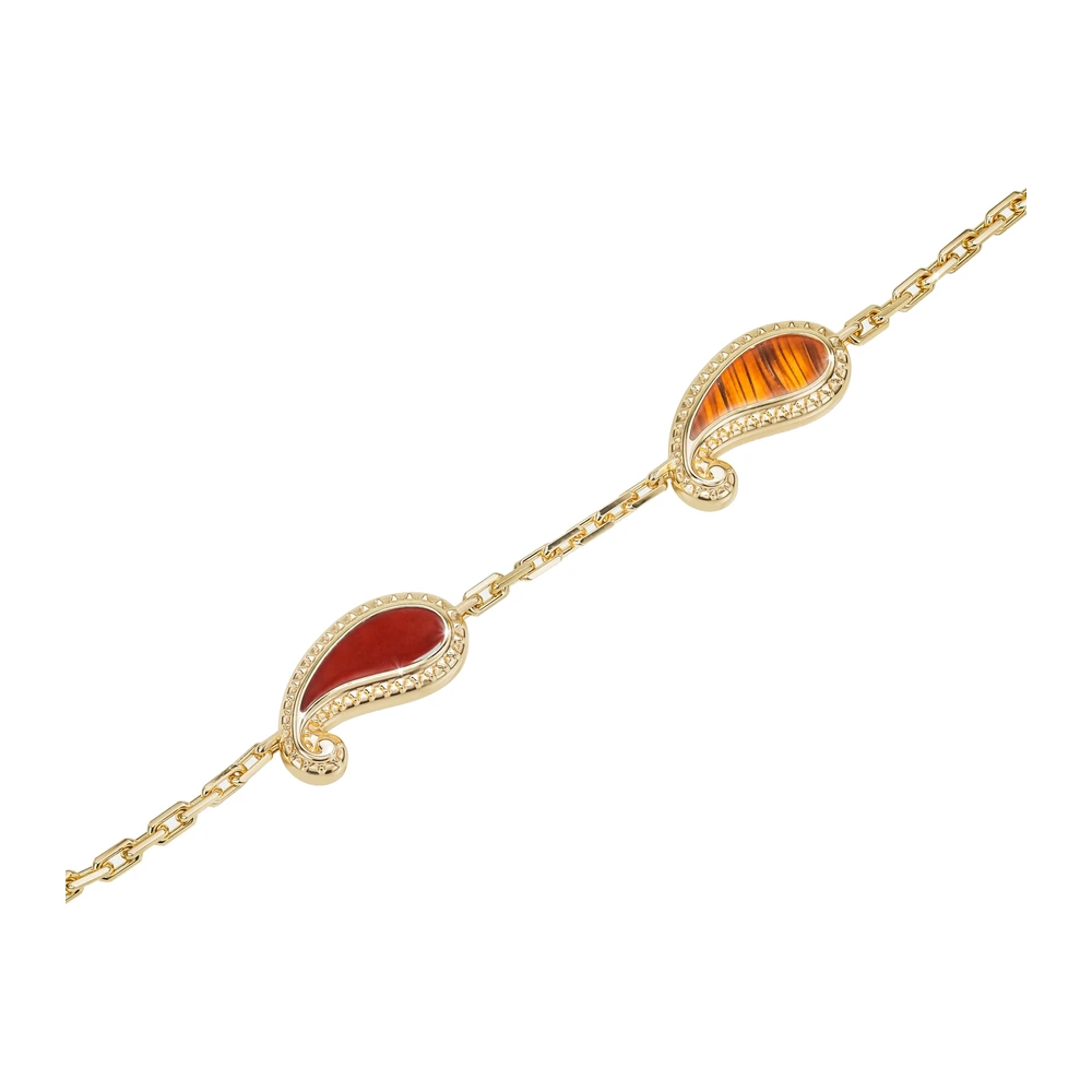 Rhude You Bracelet — Gold/Multi .925 W/ 18Kt Vermeil / Multi