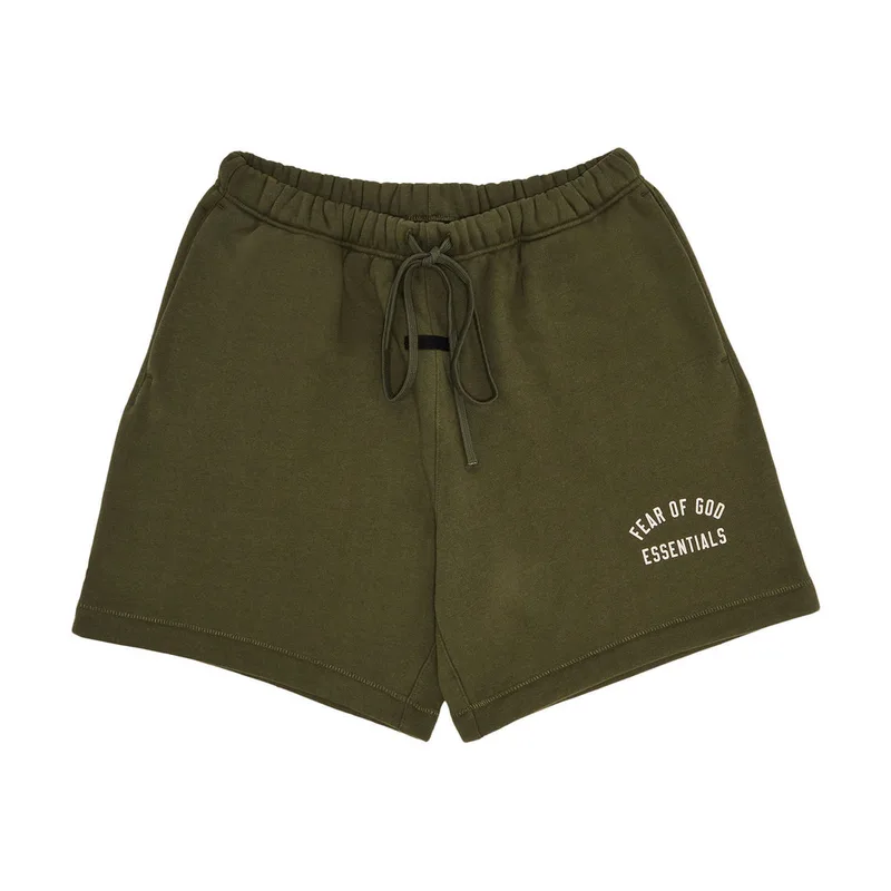 Fear of God Essentials Fleece Soccer Short Military