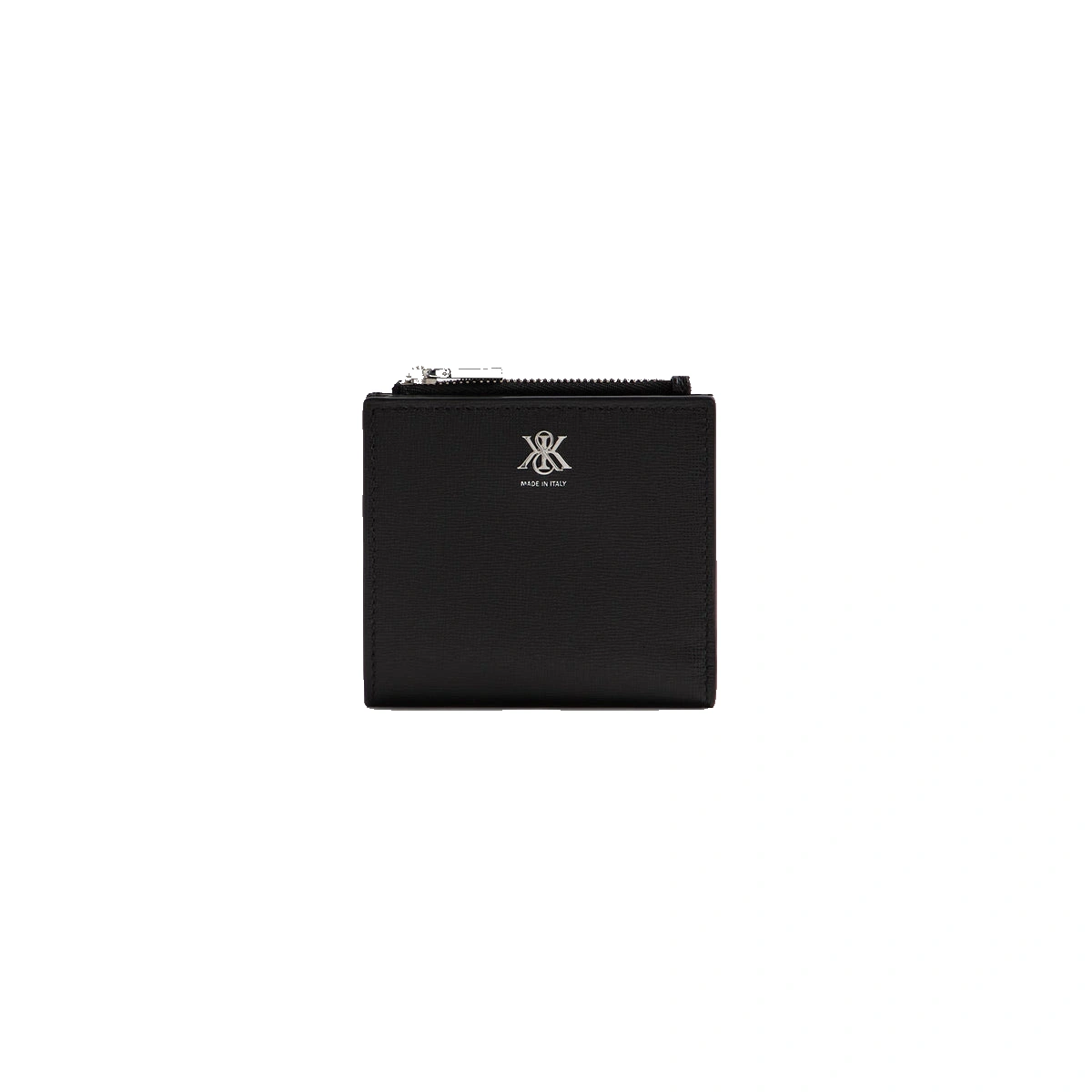 Kith Saffiano Leather Snap Wallet Black