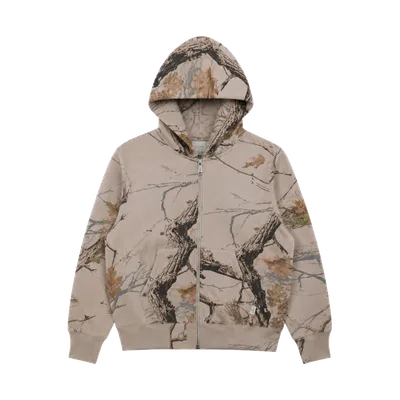 CBM Heavyweight Camo Zip Up Canyon