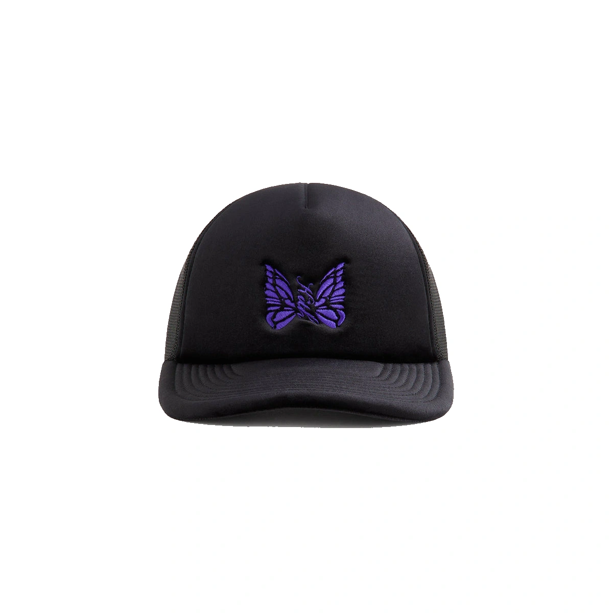 Kith for Needles Velour Nolan Trucker Cap Black