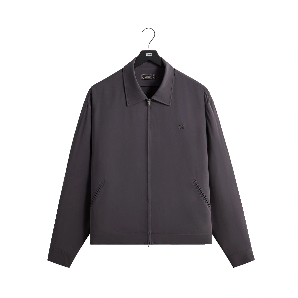 Kith Double Crepe Connor Blouson Jacket Phantom Grey