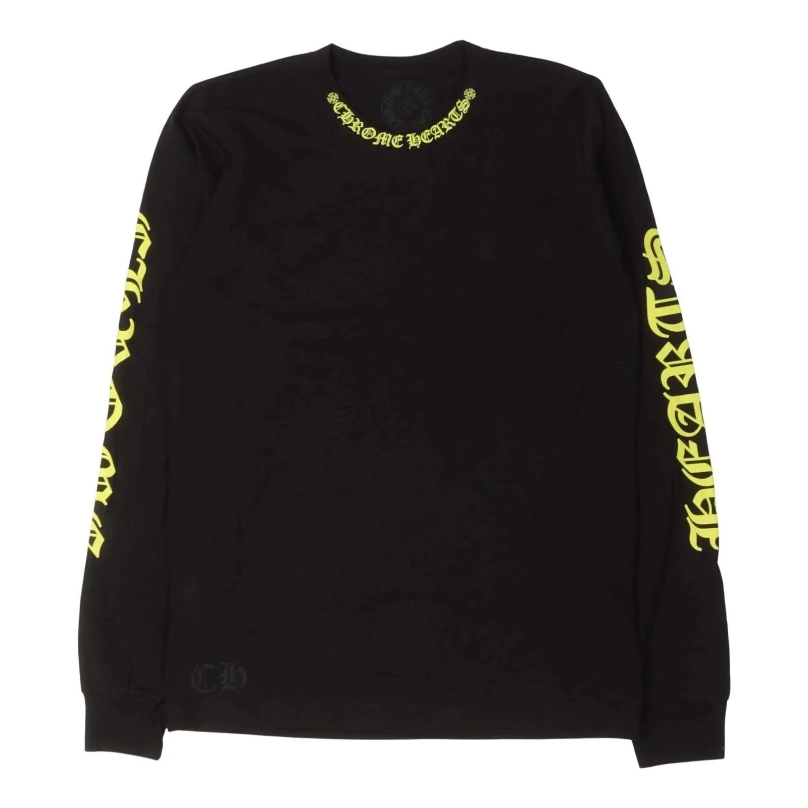 Chrome Hearts Black Neon Neck Script LongSleeves