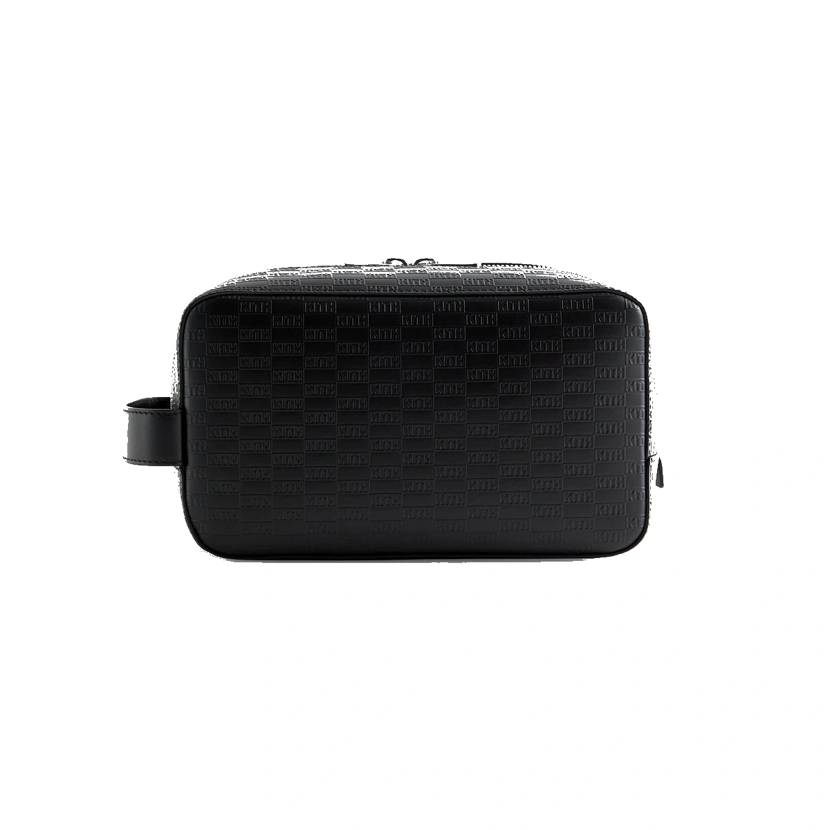 Kith Monogram Leather Dopp Kit Black
