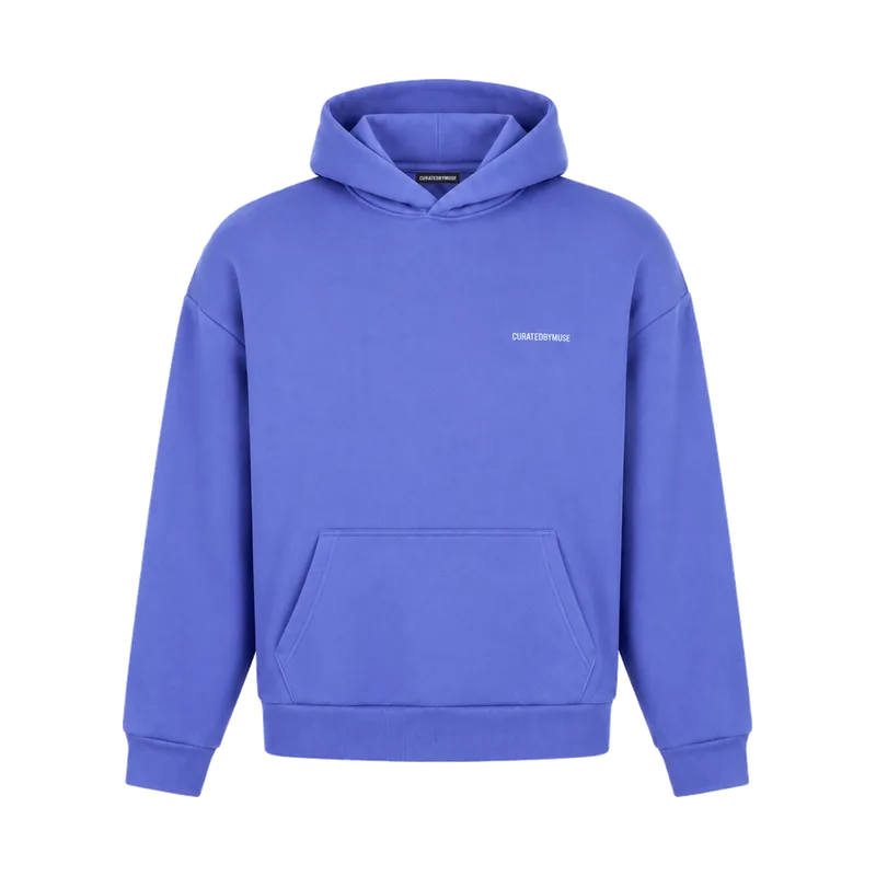 CBM French Terry Hoodie Blue Raspberry