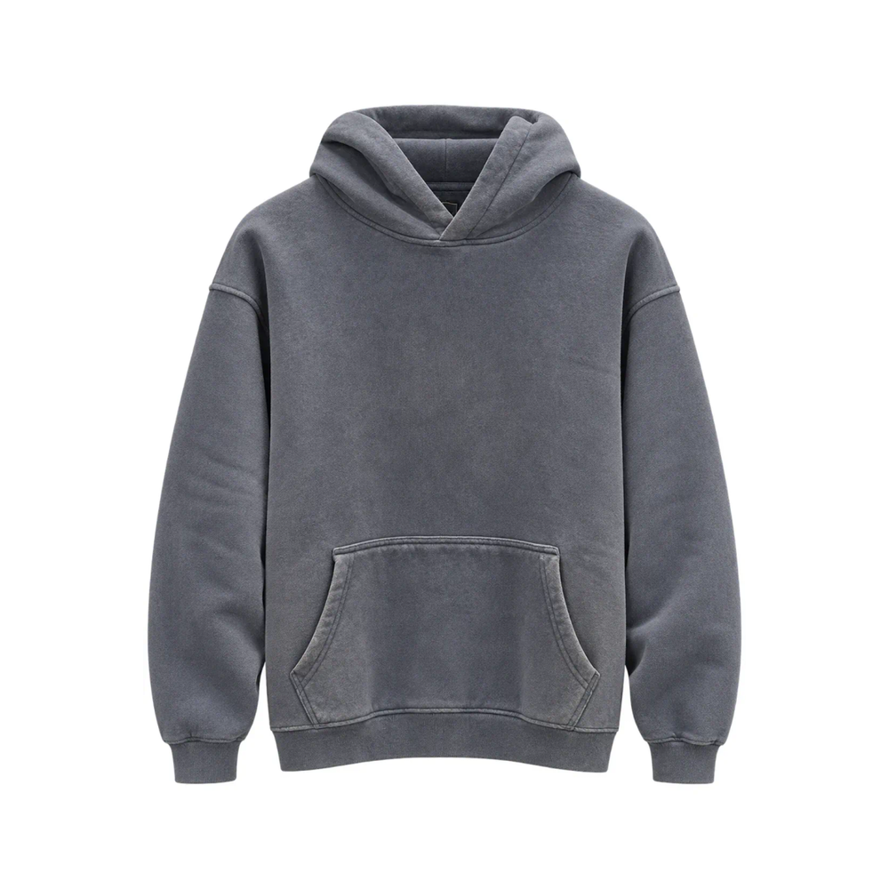 Tourn Heavyweight Wash Hoodie Slate Blue
