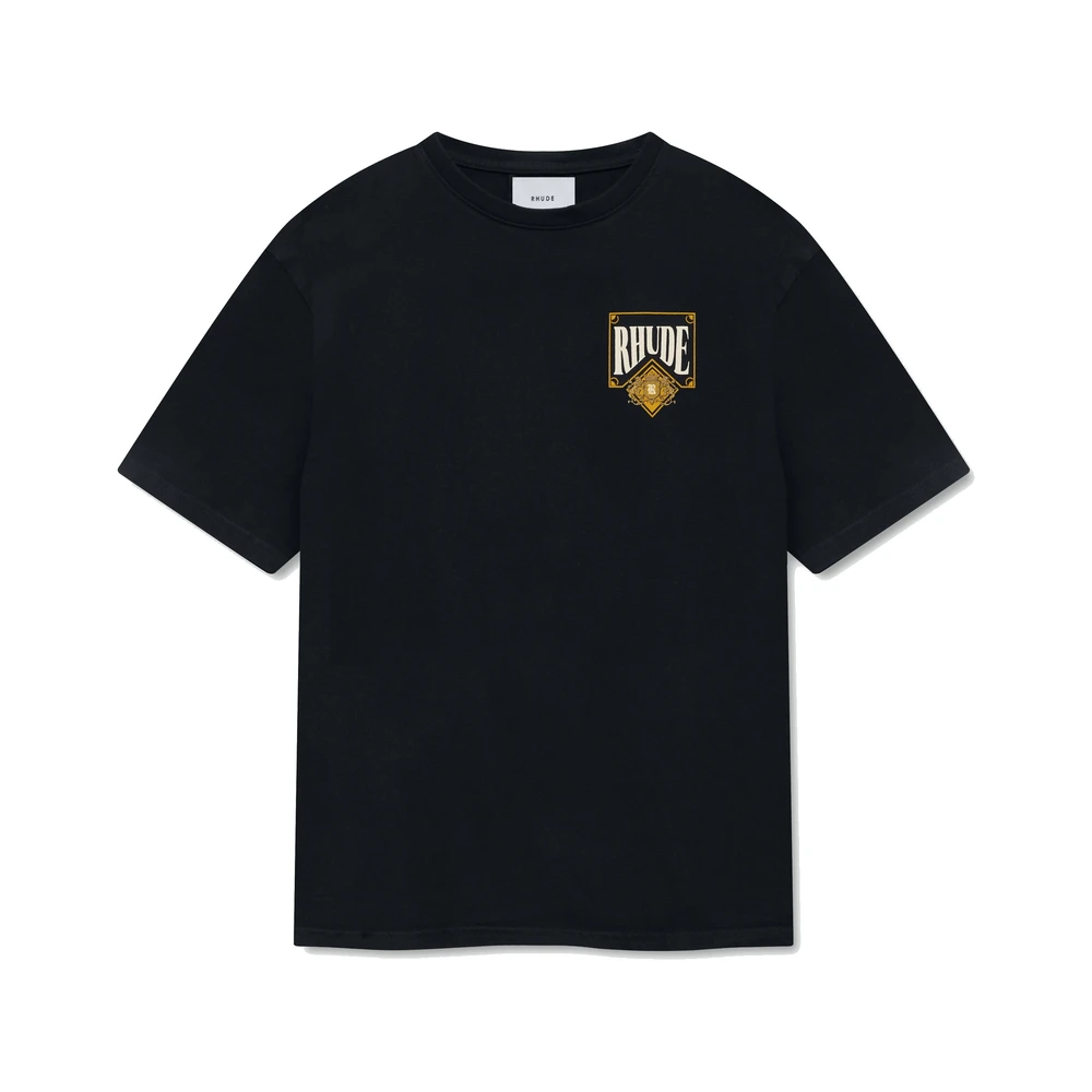Rhude Playing Card Tee Vintage Black