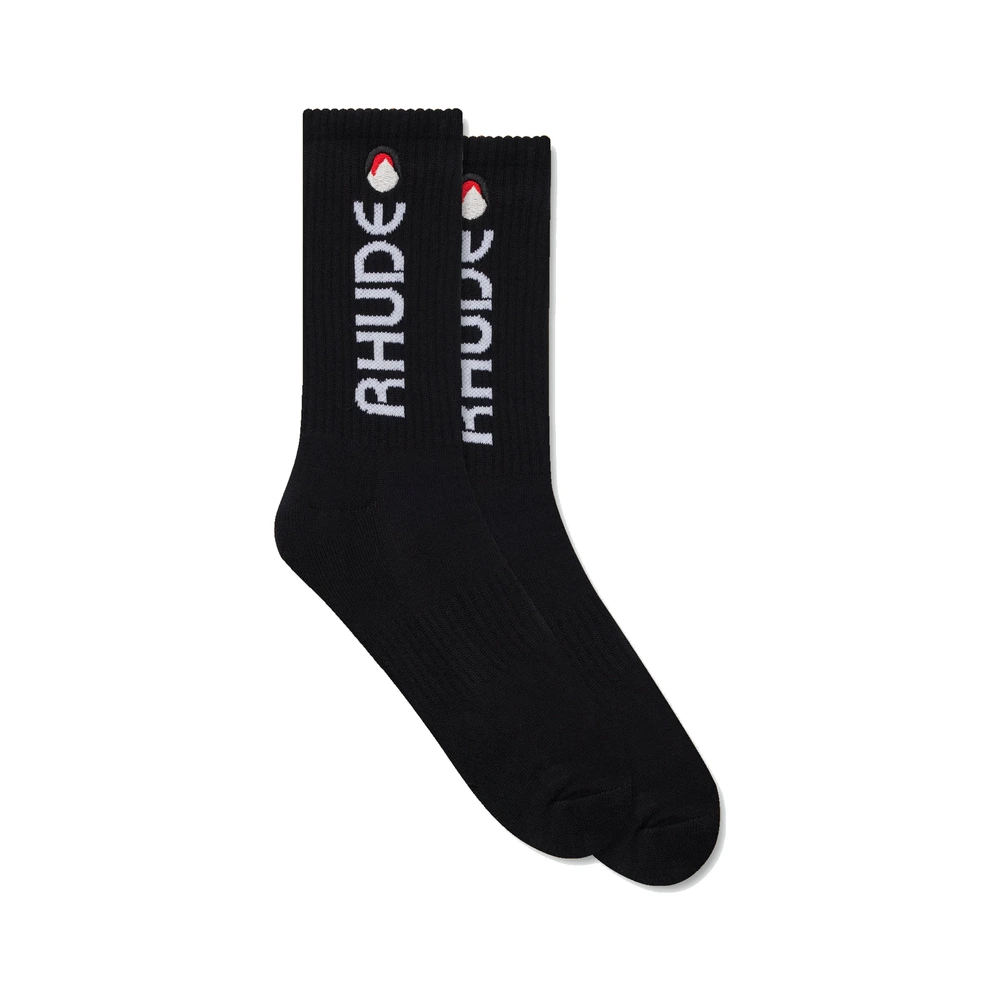 Rhude Moonlight Footy Sock Black / Red / White