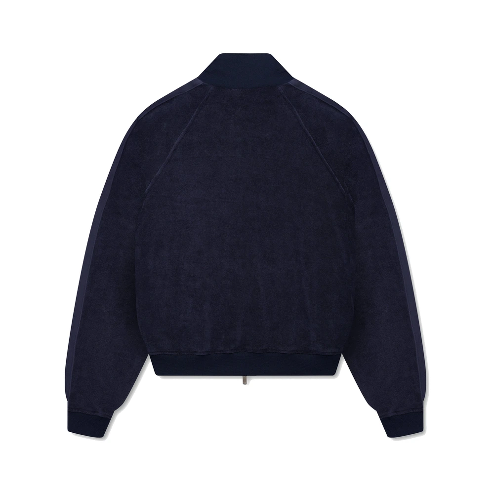 Rhude Hamptons Towel Track Jacket Navy / White