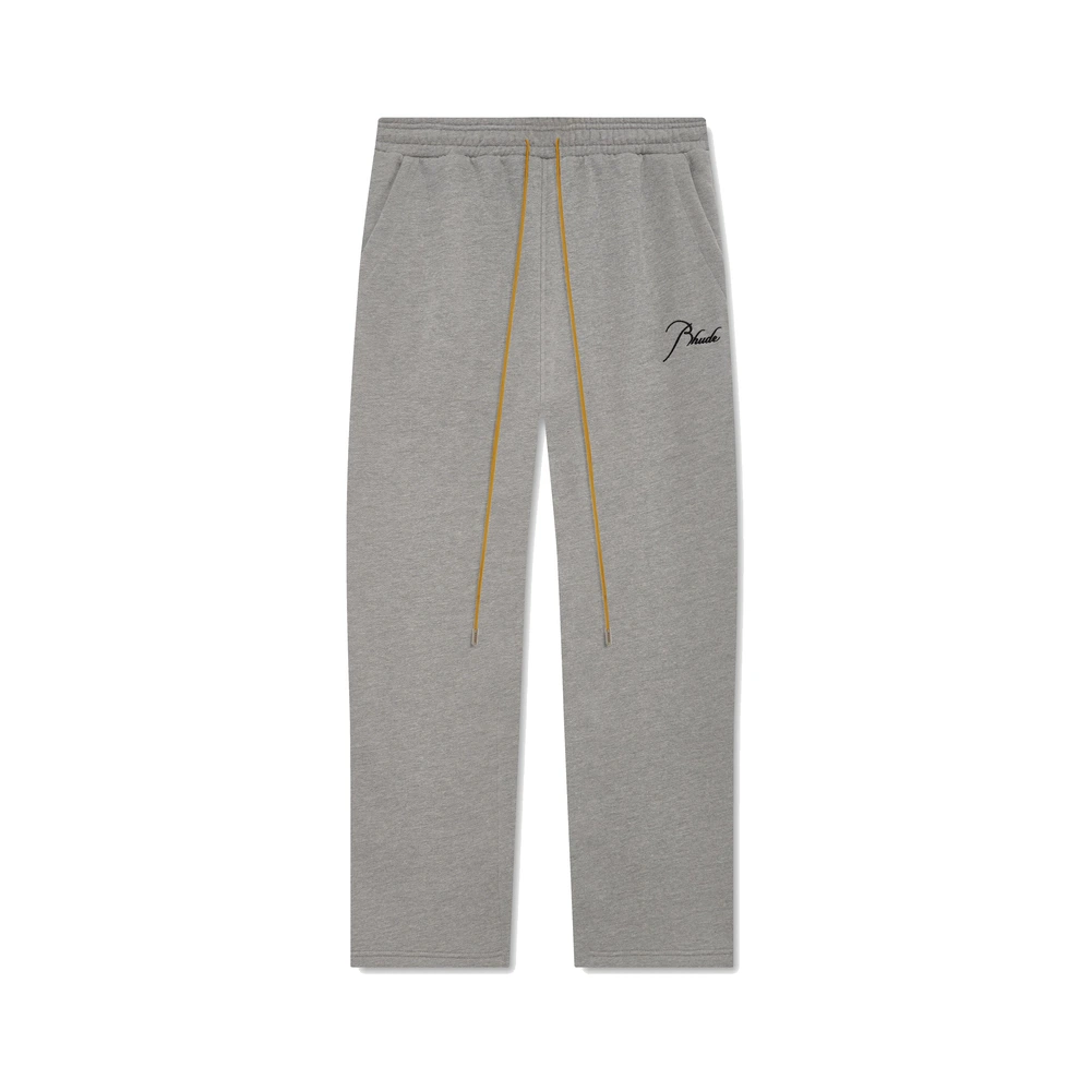 Rhude Classique Sweatpant Heather Grey / Black