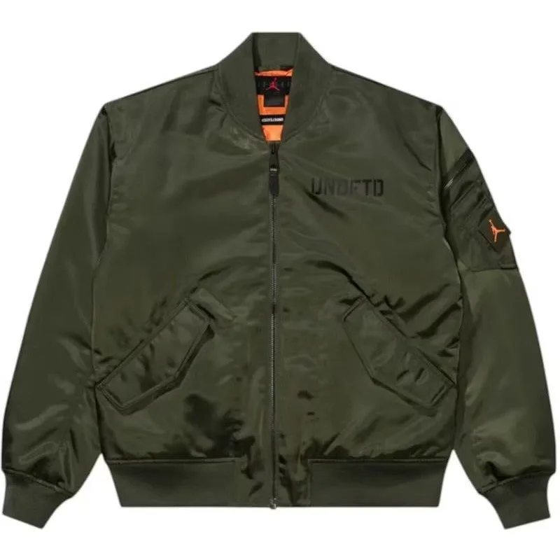 Jordan x Undefeated Bomber Jacket Cargo Khaki/Orange
